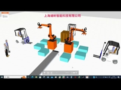 Endüstriyel Robotlar Endüstrisi Yaklaşık 665kg Ayak izi 850mm X 950mm Teknoloji Uygulamaları İçin