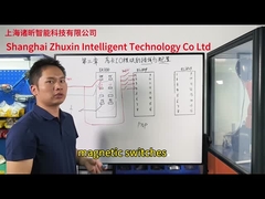 Giriş-çıkış modülünün iki kablolama yöntemi ve prensibi gösterilmektedir.