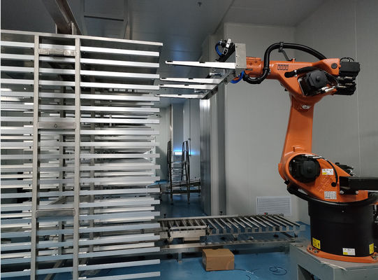 KUKA KR60-3 Paletleme Robotu Hücre Fabrikası Robotik Altı Eksenli Endüstriyel Robotu